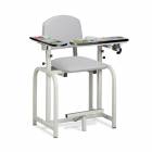 Clinton 66011-AQ Pediatric Series Aquarium Blood Drawing Chair with Flip Arm and Right Armrest