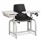 Clinton Standard Lab Series Blood Drawing Chair with Drawer and Flip-Arm Model 66029-P
