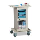 Clinton 67-110 ProVisions™ Point-of-Care Procedure Cart - Flat Workstation Top (Supplies are not included.)