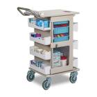 Clinton 67-157 ProVisions™ Point-of-Care Phlebotomy Cart with Push Handle (Supplies are not included.)