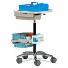 Clinton 67022 Phlebotomy Store & Go Cart (Tray pictured on top and all supplies shown not included)