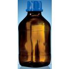 BrandTech Amber Threaded Bottle - Ethylene-Acrylate Coated