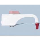 Red Screw Cap with Fastener, PP, for BrandTech Dispensette S Bottletop Dispenser