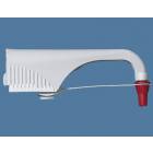 Discharge Tube with Standard Valve for BrandTech Dispensette S Bottletop Dispenser - Polypropylene (PP) Red Cap