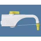 Discharge Tube with Recirculation Valve for BrandTech Dispensette S Organic Bottletop Dispenser PP Yellow Cap