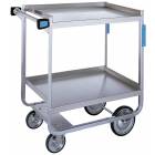 Lakeside SS Angled U-Frame Utility Cart - 2 Shelves - Heavy Duty 700 lbs Capacity