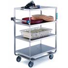 Lakeside SS Heavy Duty Multi-Shelf Cart - 3 Edges Up 1 Down