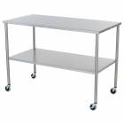 Blickman Stainless Steel Instrument Table With Shelf