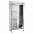 Blickman Free Standing Instrument & Supply Cabinet with Glass Shelves