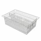Harloff 81072-1 Eight Inch Wire Basket for MedStor Max Cabinets - One Long Divider