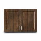 Clinton Wall Cabinet with 2 Doors - 36" W x 24" H, Fashion Finish