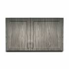 Clinton Wall Cabinet with 2 Doors - 42" W x 24" H, Fashion Finish