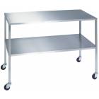 Lakeside Stainless Steel Instrument Table with Shelf