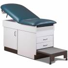 Clinton 8844 Cabinet Style Space Saver Treatment Table with Step Stool