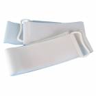 PPI 9018-2P Two-Piece Heavy Duty White Table Strap - 4" W x 42" L