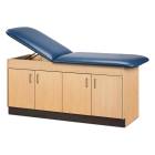 Clinton Model 9074 Cabinet Style Treatment Table with Adjustable Backrest & 4 Doors