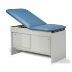 Clinton 91400 Panel Leg Series Space Saver Treatment Table with Sliding Doors - Wedgewood Upholstery 