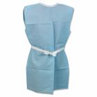TIDI Products Ultimate Exam Gowns - 2-Ply Scrim-Reinforced Tissue (Please Note: The image is for reference only and is not the actual product model as it is shown with Sewn Shoulders.)