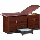 Clinton 9705-27 Step-Up Treatment Table 3-Door 2-Drawer 27" Wide