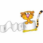 Clinton 9735 Bandage Tiger Graphic