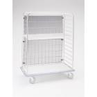 Pedigo Stainless Steel Wire Back - 2 x 3 Grid Size for CDS-147 Distribution Cart