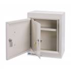 Lakeside Narcotic Cabinet -w/ Handle, One Shelf, Double Door, Double Lock - 15" H x 12" L x 8" W