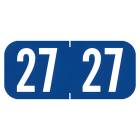Arden Labels A1287-27-T3 Tab 1287 Compatible A1287 Series 2027 Year Labels - Size 1/2" H x 1 1/8" W