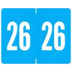 Arden Label A1309-26-T3 Tab 1309 Compatible A1309 Series2026 Year Labels - Size 1" H x 1 1/4" W