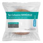 AERO Healthcare ABCT25 AeroBan™ Tan Cohesive Bandage - 1" W x 4.9 Yard