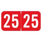 2025 Year Labels - ACME/S&W Compatible ACYM Series - Size 3/4" H x 1 1/2" W
