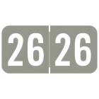 Arden Label ACYM-26-T4 ACME/S&W Compatible ACYM Series 2026 Year Labels - Size 3/4" H x 1 1/2" W