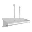 Wall Mounted Apron Rack with Two Glove Holders 