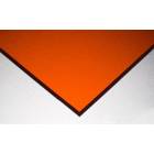 Near VIS Laser Protective Acrylic Sheet - Orange