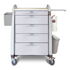 Capsa AM10TC-LCD-C-STK Quickship Avalo® Treatment Cart with 5 Drawers, Key Lock