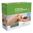 AERO Healthcare AP801 AeroPlast™ Plastic X-Wide Strip Bandages