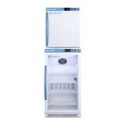 Accucold ARG31PVBIADA-AFZ1PVSTACK Pharma-Vac Performance Series All-Refrigerator/All-Freezer Combination with StackRack, Right Handle Door, 4.23 Cubic Feet Total Capacity - Front View