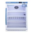 Accucold ARG61PVBIADADL2B Pharma-Vac Performance Series ADA Height Vaccine Refrigerator with Digital Data Logger, 4 Wire Shelves, Right Handle Glass Door, 6 Cubic Feet - Front View