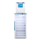 Accucold ARG8PV-FS24LSTACKMED2 Pharma-Vac Performance Series All-Refrigerator/MED2 Series All-Freezer Combination with StackRack, Right Handle Door, 9.4 Cubic Feet Total Capacity - Front View