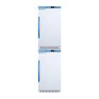 Accucold ARS32PVBIADA-AFZ2PVBIADASTACK Pharma-Vac Performance Series All-Refrigerator/All-Freezer Combination with StackRack, Right Handle Solid Doors, 5.3 Cubic Feet Total Capacity - Front View