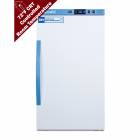 Accucold ARS3PV-CRT Pharma-Vac Performance Series Counter Height Vaccine Refrigerator with Controlled Room Temperature, 4 Wire Shelves, Right Handle Solid Door, 3 Cubic Feet - Front View