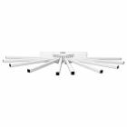 Wall Mounted Swing-Arm Apron Rack - Ten Arms