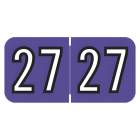 Arden Label ARYM-27-T4 Amerifile Compatible ARYM Series 2027 Year Labels - Size 3/4" H x 1 1/2" W
