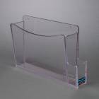 Poltex BINDRPEN 3-Ring Durable Binder Holder with Pen Holder - Clear