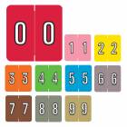 Barkley FNBRM Match BKNM Series Numeric Color Code Roll Labels - 1 1/2"H x 1 1/2"W