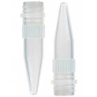 Bio Plas 1.5mL Siliconized Screw Cap Conical Microcentrifuge Tube - Sterile - Natural