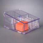Poltex BTSYSBINSM Benchtop Stack System Bulk Bin - 5.77" Height, Closed Lid (Consumables not included.)