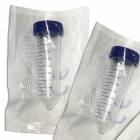 MTC Bio C2650-W 50mL Sterile Conical Centrifuge Tube with Flat Screw Cap - Individually Wrapped