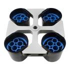 LW Scientific C5P-INS6-1577 6-Place Tube Insert for MX5 Centrifuge, 3-15 mL - With T-Rotor and Centrifuge Buckets (T-Rotor and Centrifuge Buckets are Sold Separately)