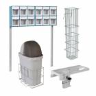 DETECTO CAMANACC16 Anesthesiology Kit for MobileCare Medical Carts with 16.5" Wide Drawers