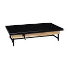 CanDo® Manual Hi-Lo Mat Platform Table with Upholstered Top